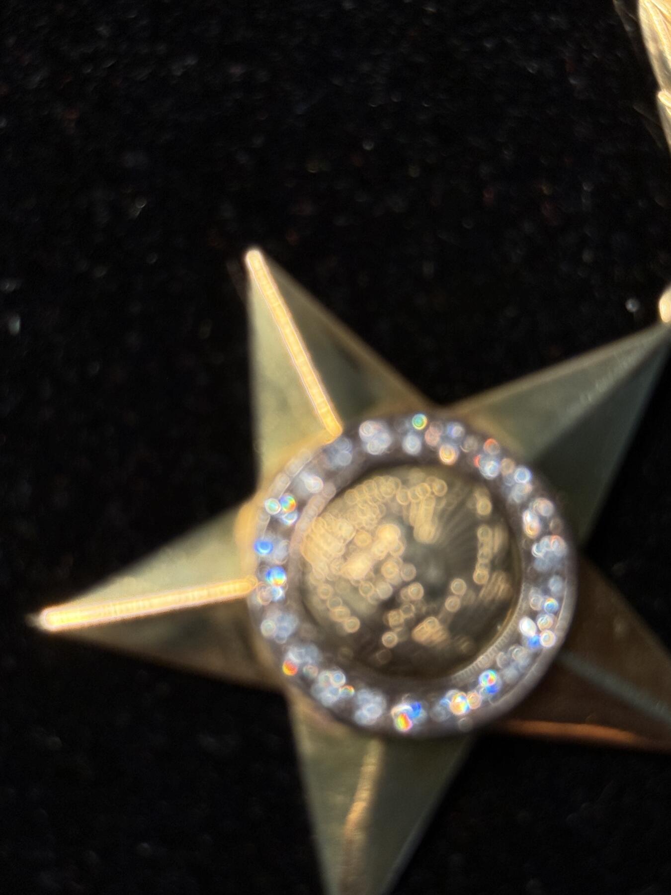 戎马世界章牌大赏第100期 罗马尼亚英雄金星奖章（大金星），极其少见，贵金属版，银制，罗马尼亚最高等级荣誉