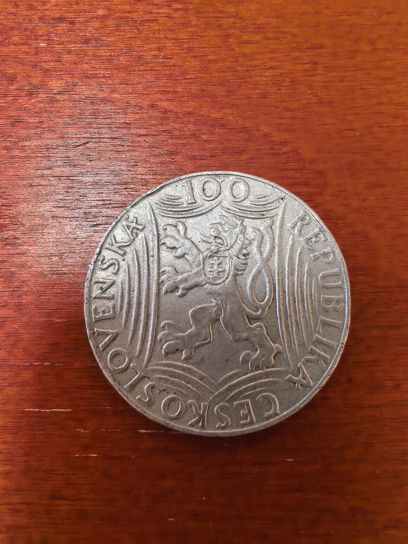 长老汇蛇年精选第二十三场拍卖 1949捷克斯洛伐克斯大林70寿辰100克朗银币