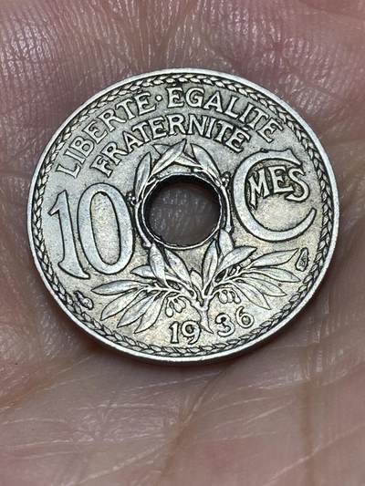 2025年第六十八场(总第九十四场）外国好品散币(免佣金) - 法国🇫🇷1936年10生丁