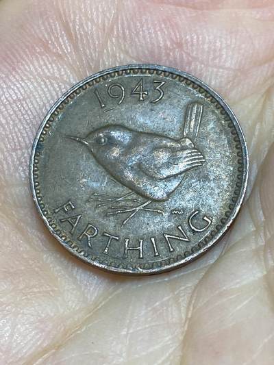 2025年第六十七场(总第九十三场）外国好品散币(免佣金) - 英国🇬🇧1943年1法新(乔治六世第一版，印度皇帝加字版)