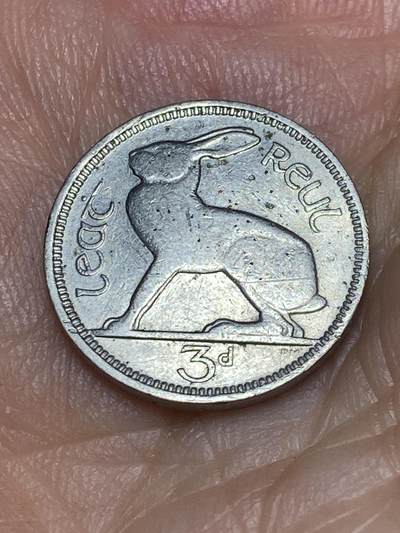 2025年第六十七场(总第九十三场）外国好品散币(免佣金) - 稀少–爱尔兰🇮🇪1940年3便士(共和国时期第一套第一版，纯镍材质关门年仅发行2年)