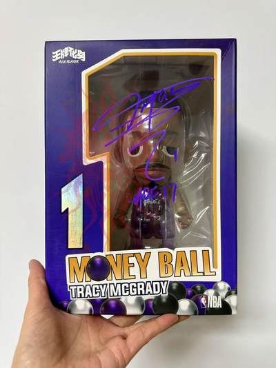 零元拍：特雷西-麦克格雷迪！T-Mac! 麦迪亲签王牌化身MoneyBall初入联盟多伦多猛龙经典版本（三个版本陆续上拍），加签2017年入选NBA篮球名人谈“HOF 17” - 零元拍：特雷西-麦克格雷迪！T-Mac! 麦迪亲签王牌化身MoneyBall初入联盟多伦多猛龙经典版本（三个版本陆续上拍），加签2017年入选NBA篮球名人谈“HOF 17”