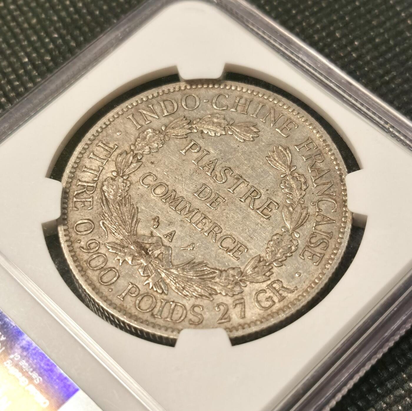  甄臻铺-世界币章拍卖（第25期），送拍享返佣金等优惠多多 NGC-AU50 法属印度支那 1906年 A版 坐洋 银币 原味包浆 HA-AU50分拍卖价格在615元!