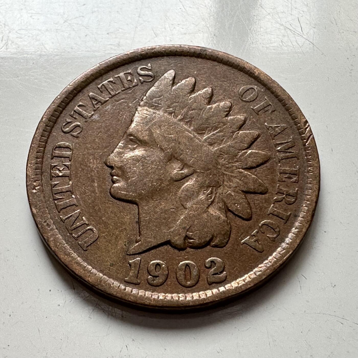 🌹外币初藏🌹🐯2025年第77场  每周二四六晚8️⃣点 接代拍 美国1902年一分 单面磨光