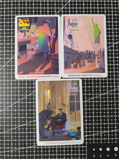 铃鹿第五期（提示一：自制卡难免瑕疵，可能存在撞角爆边等出厂瑕疵，介意慎拍；提示二：参拍请慎重，跑单押金不退的）） - 教父三部曲电影卡彩闪