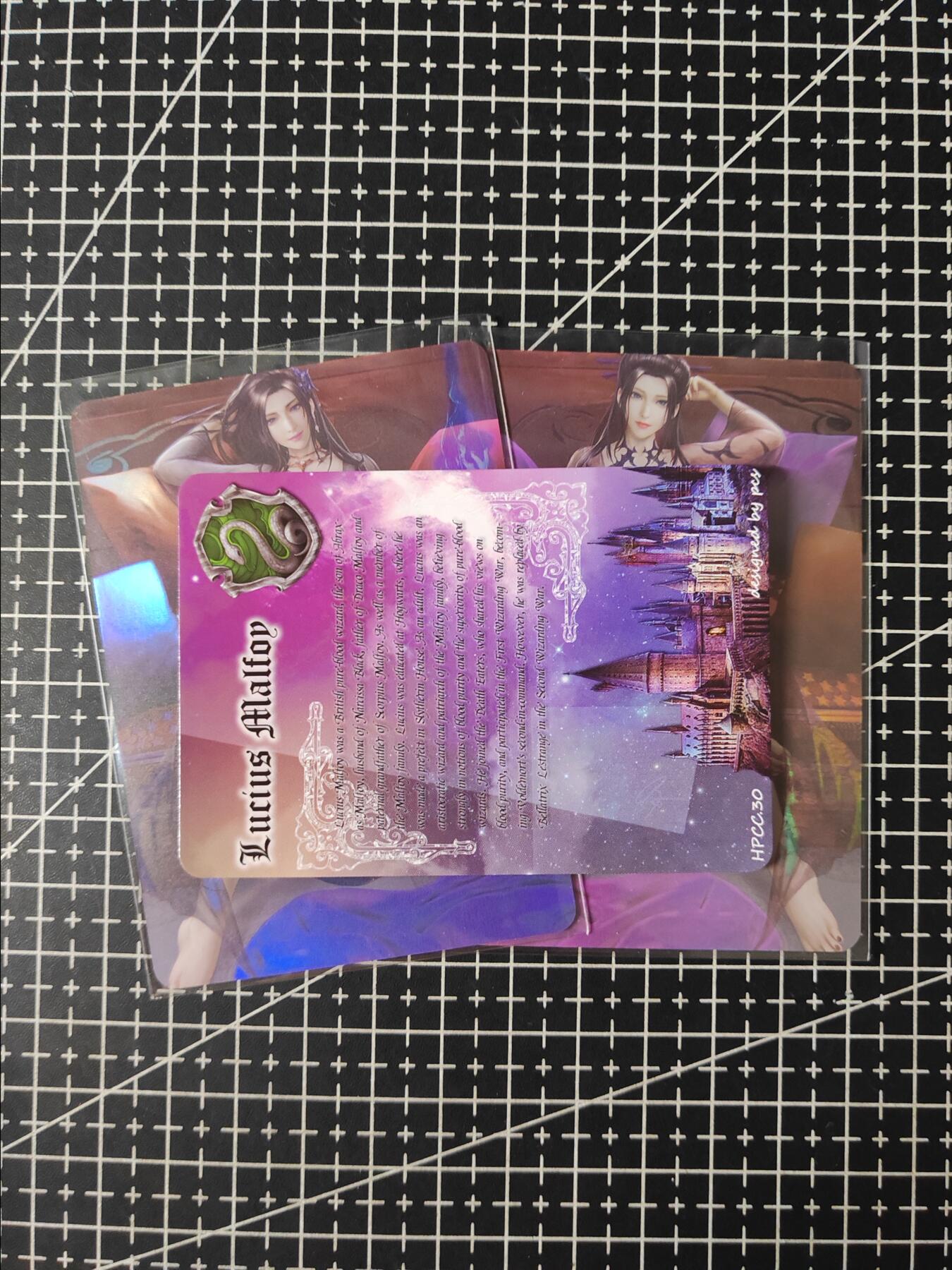 铃鹿第五期（提示一：自制卡难免瑕疵，可能存在撞角爆边等出厂瑕疵，介意慎拍；提示二：参拍请慎重，跑单押金不退的）） 柳钢蛋艺术彩闪对卡