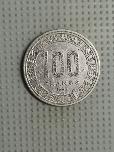 2025年第65场各国散币拍卖（总第65场）本场拍完26号发货 - 中非共同体1998年100法郎