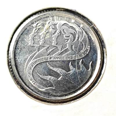 KK钱币收藏小铺 第308期 2月预留时间 周末发货 -  2001加拿大10分纪念币 好品
