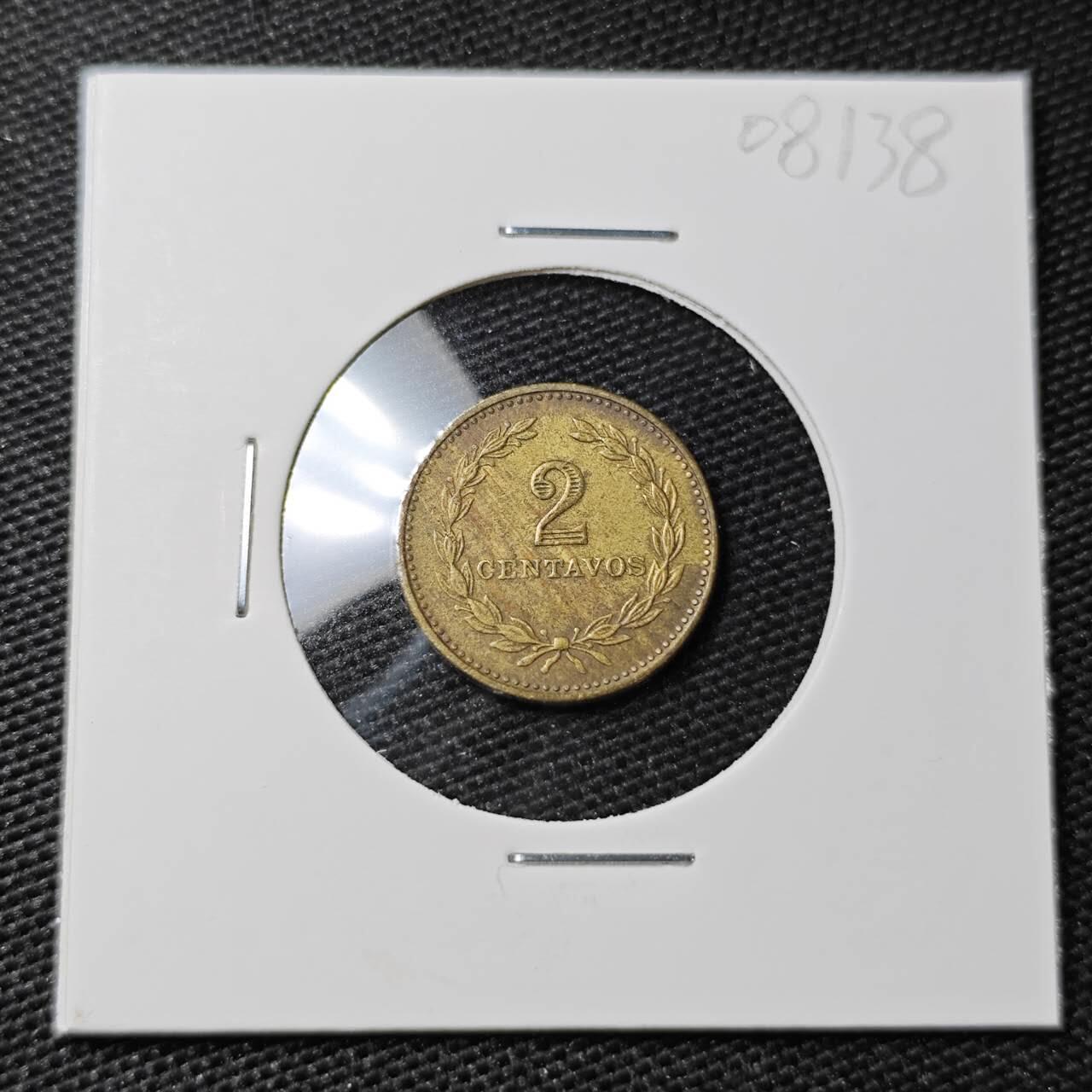 KK钱币收藏小铺 第308期 2月预留时间 周末发货 1974萨尔瓦多2分 