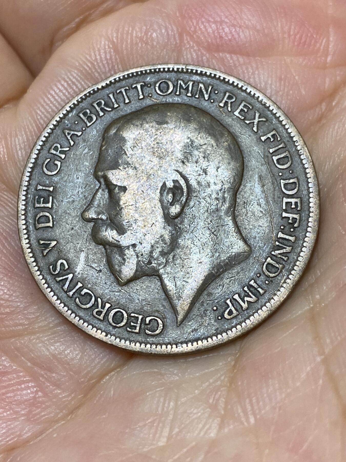 2025年第六十七场(总第九十三场）外国好品散币(免佣金) 英国🇬🇧1917年1便士(乔治五世第一版)