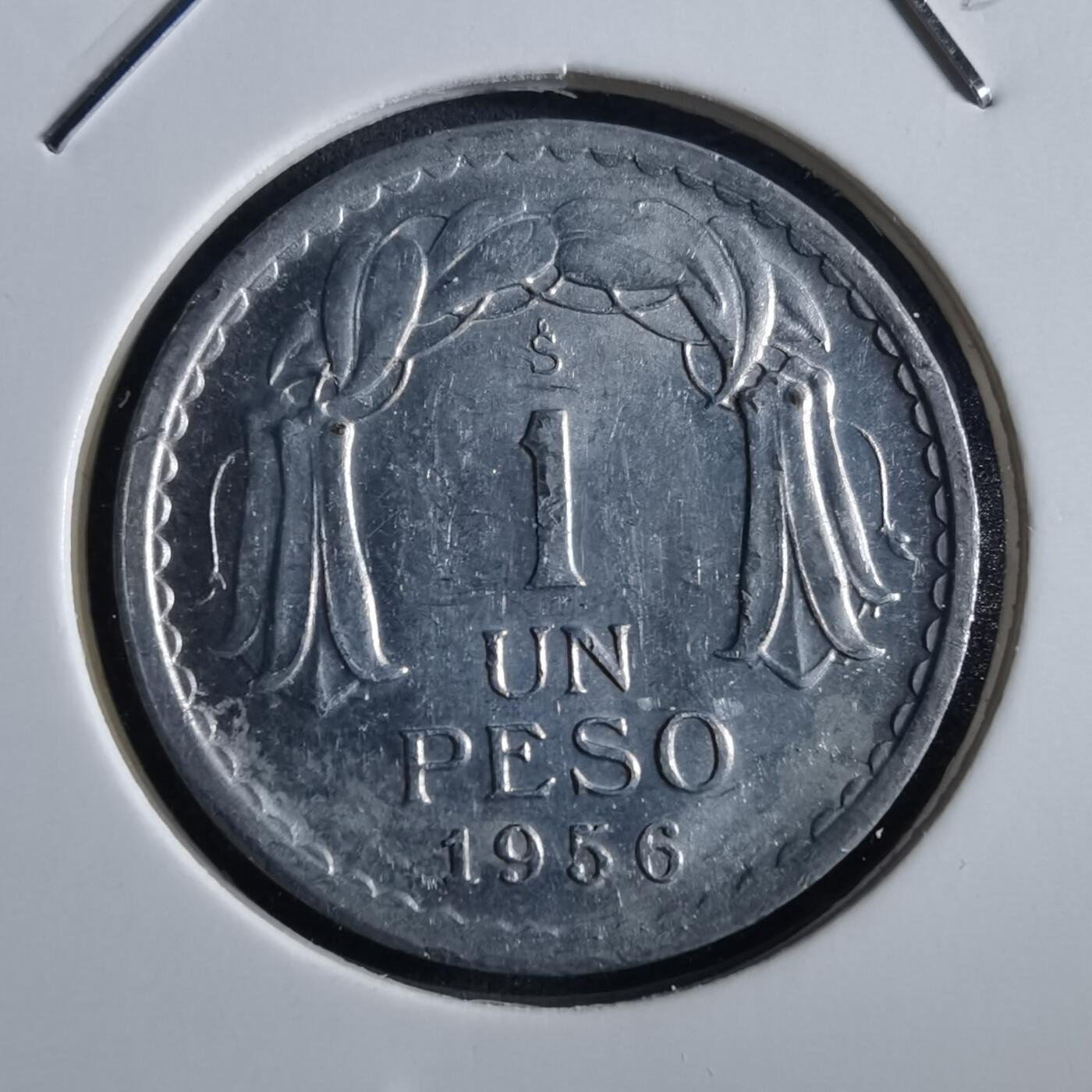 沼泽如烟--第781场 智利1956年1比索