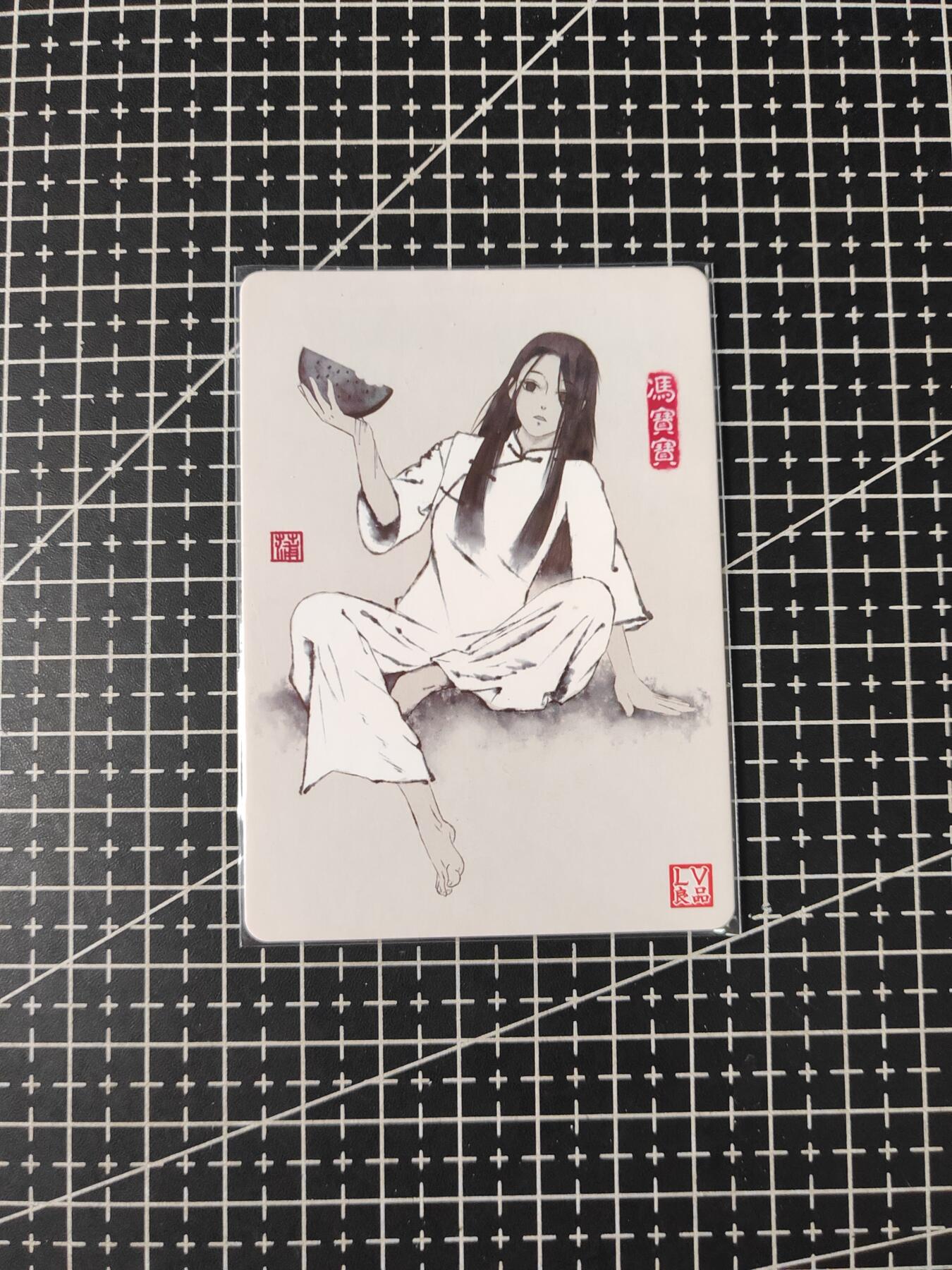铃鹿第五期（提示一：自制卡难免瑕疵，可能存在撞角爆边等出厂瑕疵，介意慎拍；提示二：参拍请慎重，跑单押金不退的）） 驴歪歪冯宝宝彩闪单卡