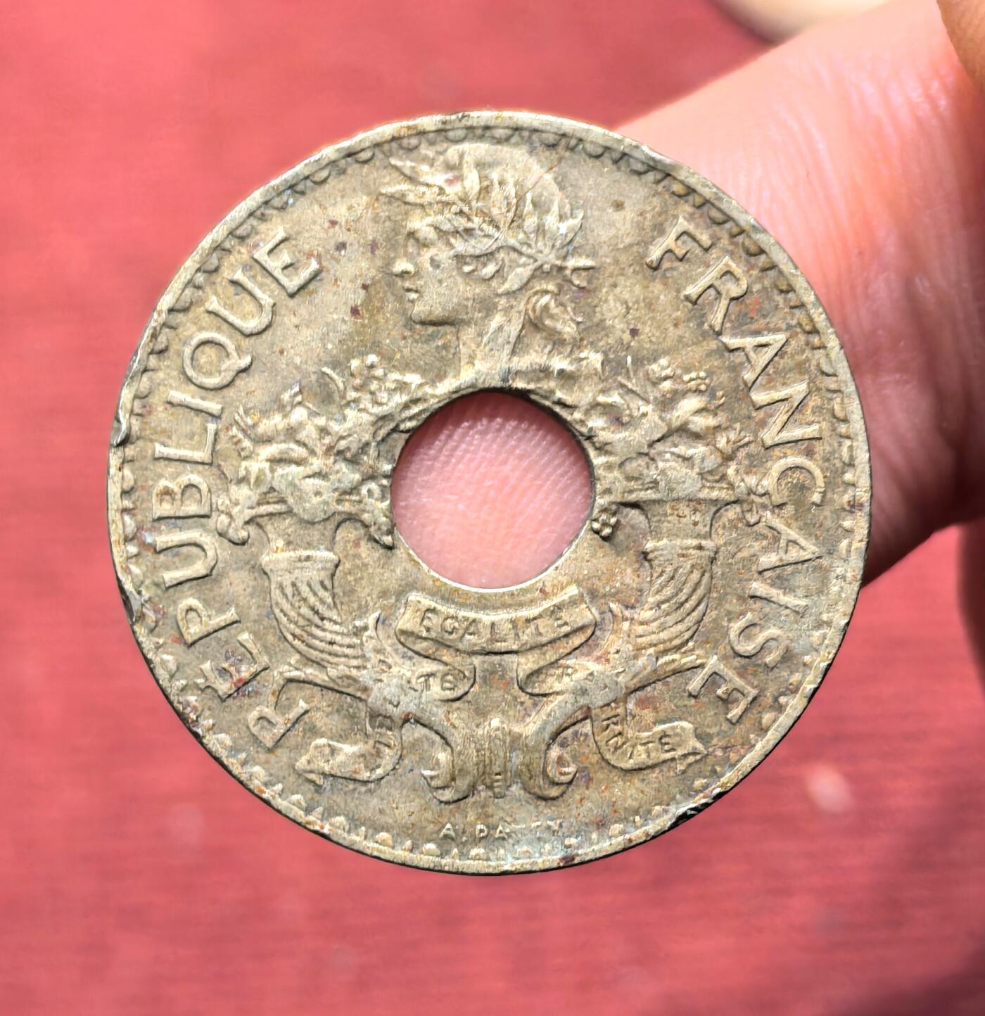 南宋泉阁俄币 外币 国币 专场第十四期【送拍无额外佣金】 法国 1938年5法郎铜币 通货好品