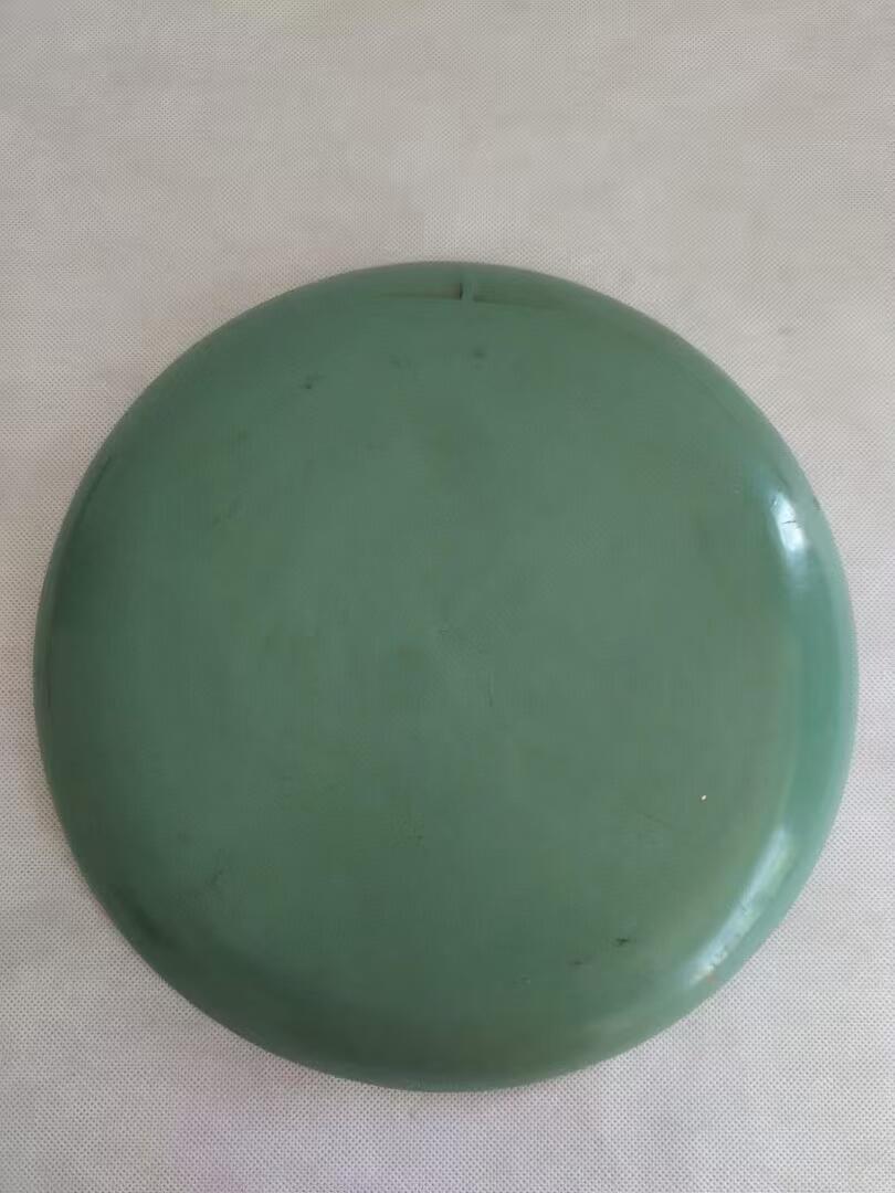 大队部拆迁得，八角帽彩色手工刻瓷，1893-1976，完整无损，特别稀少，保老保真。