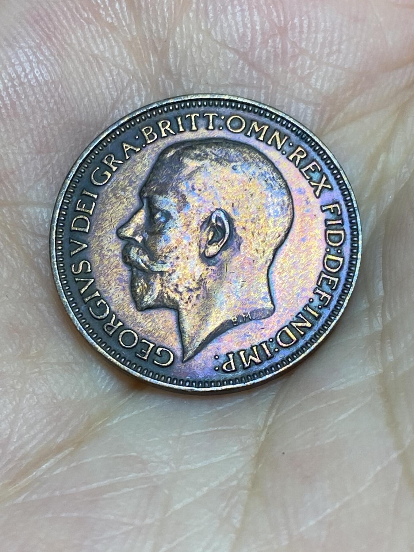 2025年第六十七场(总第九十三场）外国好品散币(免佣金) 五彩–英国🇬🇧1925年1法新(乔治五世第二版，关门年)