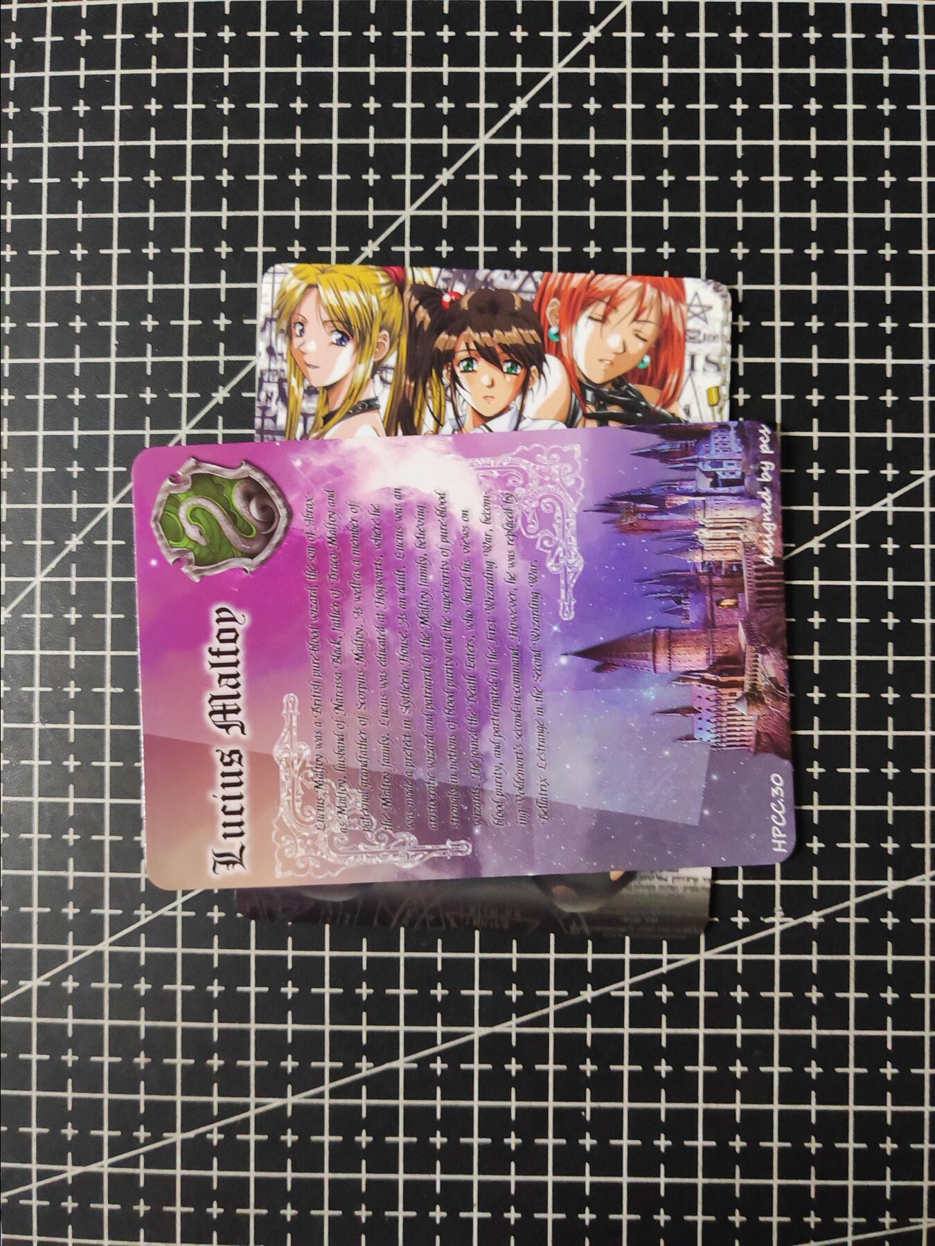 铃鹿第五期（提示一：自制卡难免瑕疵，可能存在撞角爆边等出厂瑕疵，介意慎拍；提示二：参拍请慎重，跑单押金不退的）） 猴子黑暗圣经艺术版粗闪特卡二