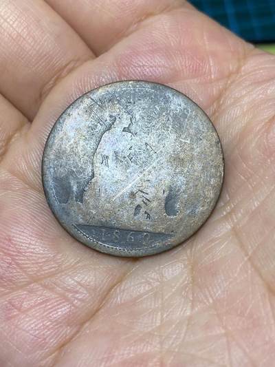 2025年第六十七场(总第九十三场）外国好品散币(免佣金) - 英国🇬🇧1862年1便士(维多利亚女王中年，第二版)