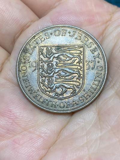 2025年第六十七场(总第九十三场）外国好品散币(免佣金) - 泽西岛🇯🇪1937年1/12先令