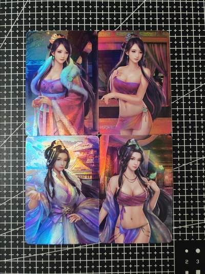 铃鹿第五期（提示一：自制卡难免瑕疵，可能存在撞角爆边等出厂瑕疵，介意慎拍；提示二：参拍请慎重，跑单押金不退的）） - 娥皇女英粗闪小套卡