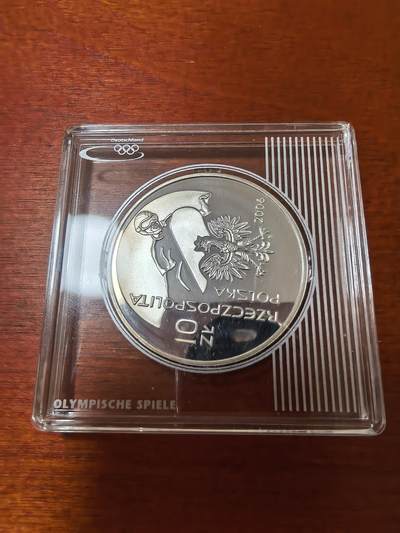 长老汇蛇年精选第二十三场拍卖 2006波兰都灵冬季奥运会10兹罗提精制银币，14.14克925银