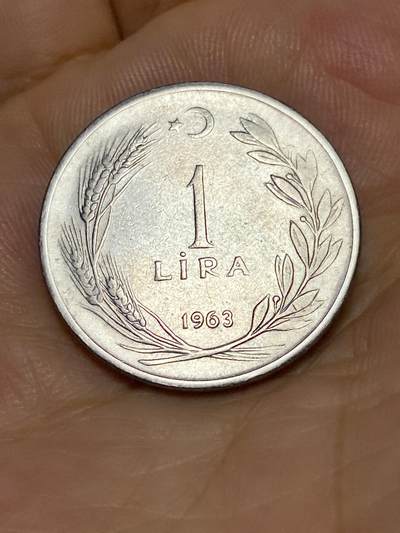 2025年第六十七场(总第九十三场）外国好品散币(免佣金) - 土耳其🇹🇷1963年1里拉(第二版)