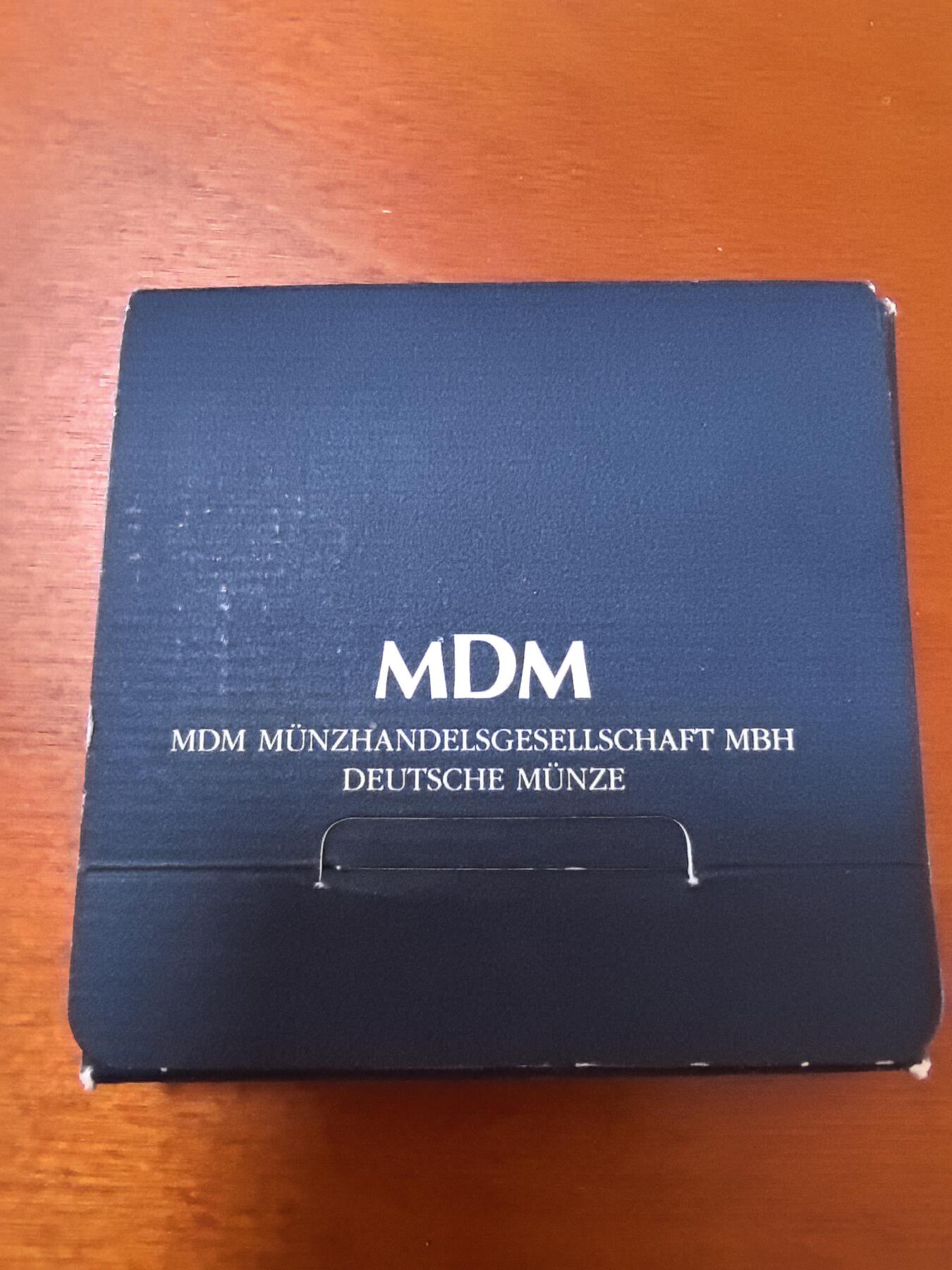 长老汇蛇年精选第二十三场拍卖 1994德国两德统一5周年银章，15克925银，34MM，MDM证书