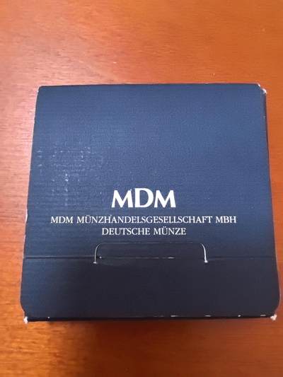 长老汇蛇年精选第二十三场拍卖 1994德国两德统一5周年银章，15克925银，34MM，MDM证书