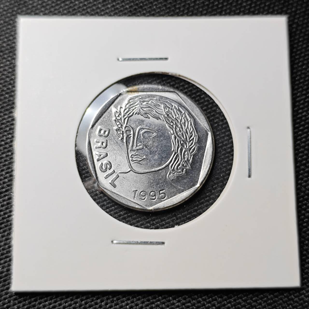 KK钱币收藏小铺 第308期 2月预留时间 周末发货 1995巴西25分 