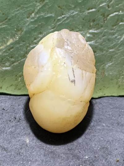 精美高玉化双天眼阿拉善眼石玛瑙原石一颗， - 精美高玉化双天眼阿拉善眼石玛瑙原石一颗，