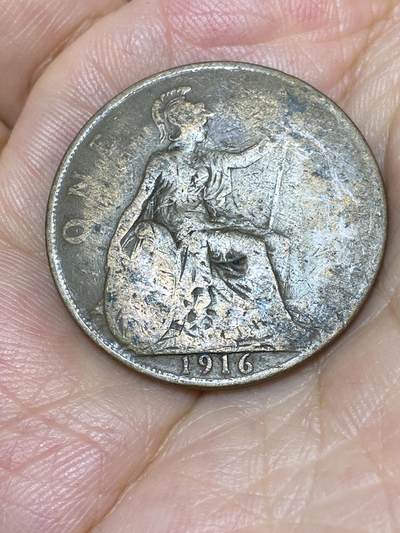 2025年第六十七场(总第九十三场）外国好品散币(免佣金) - 英国🇬🇧1916年1便士(乔治五世第一版)