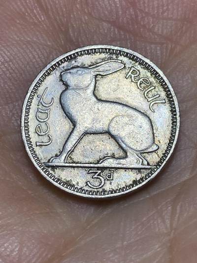 2025年第六十七场(总第九十三场）外国好品散币(免佣金) - 爱尔兰🇮🇪1949年3便士(共和国时期第一套第二版)