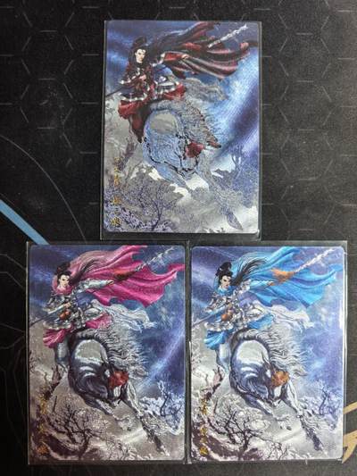 亡灵潮玩 蛇年第四场 7月17日20点截拍  - 【卡德曼】谷粒 扈三娘 06号 裸卡3色一套 