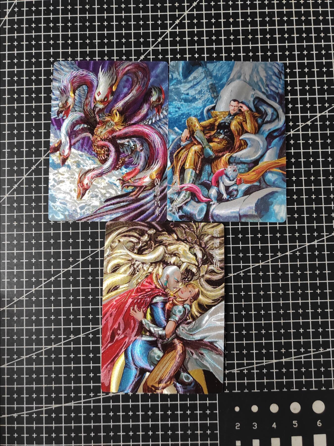 铃鹿第五期（提示一：自制卡难免瑕疵，可能存在撞角爆边等出厂瑕疵，介意慎拍；提示二：参拍请慎重，跑单押金不退的）） 奇点山海逆战三
