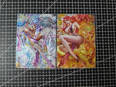 铃鹿第五期（提示一：自制卡难免瑕疵，可能存在撞角爆边等出厂瑕疵，介意慎拍；提示二：参拍请慎重，跑单押金不退的）） - 卡玩帕克辰龙姬秋冬龙
