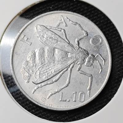 KK钱币收藏小铺 第308期 2月预留时间 周末发货 -  1974圣马力诺10里拉