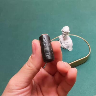 【麦稀奇收藏嘉年华】琋语集藏2025年07月欧洲古典打制币拍卖 新亚述时期石质滚印