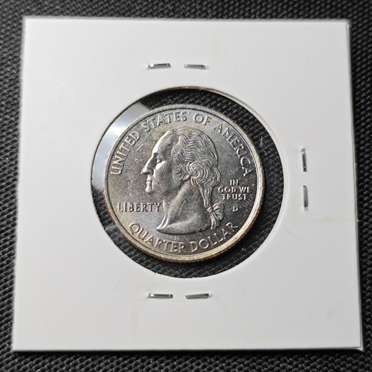 KK钱币收藏小铺 第308期 2月预留时间 周末发货 2008美国25分 纪念币 好品