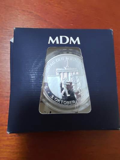 长老汇蛇年精选第二十三场拍卖 1995德国柏林墙倒塌6周年银章，15克925银，34MM，MDM证书