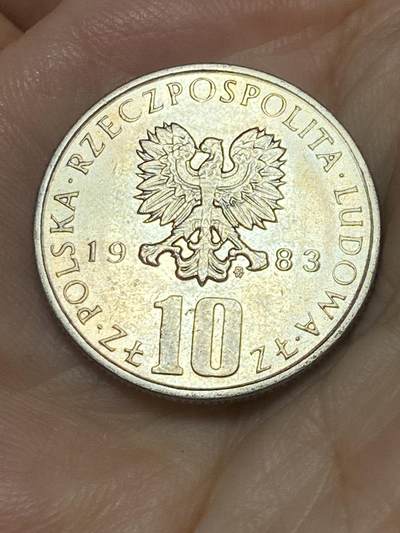 2025年第六十七场(总第九十三场）外国好品散币(免佣金) - 波兰🇵🇱1983年10兹罗提