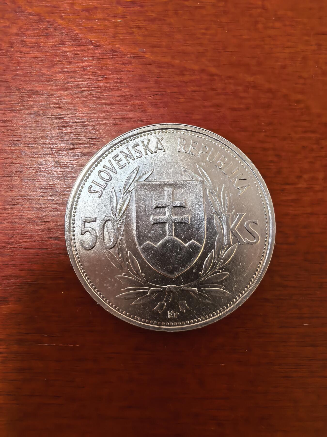 长老汇蛇年精选第二十三场拍卖 1944斯洛伐克独立5周年50克朗银币