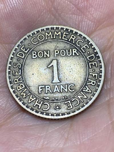 2025年第六十八场(总第九十四场）外国好品散币(免佣金) - 法国🇫🇷1923年1法郎(商业之神墨丘利坐像)