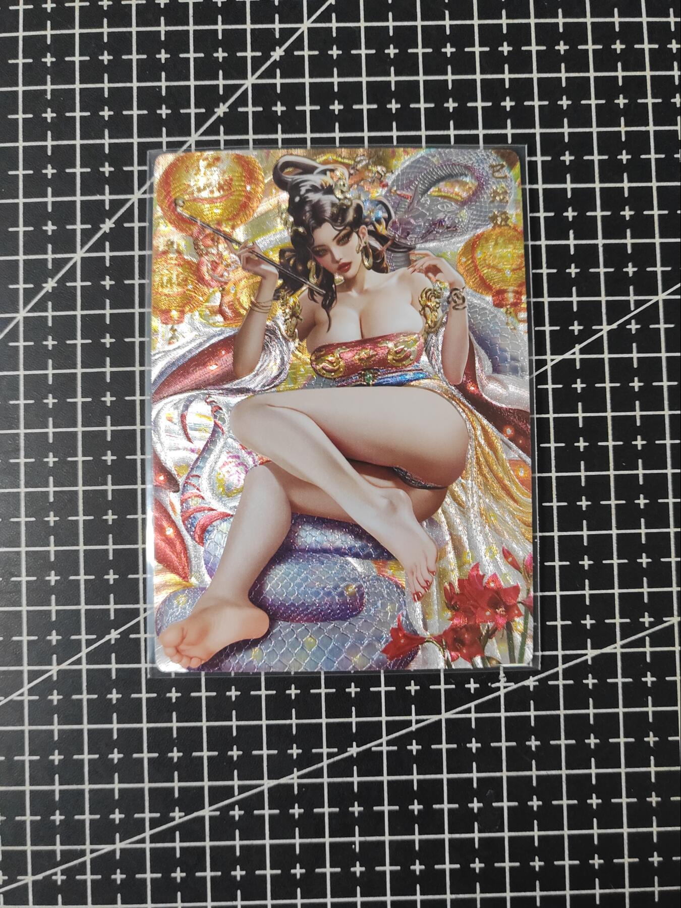 铃鹿第五期（提示一：自制卡难免瑕疵，可能存在撞角爆边等出厂瑕疵，介意慎拍；提示二：参拍请慎重，跑单押金不退的）） 卡玩帕克春蛇