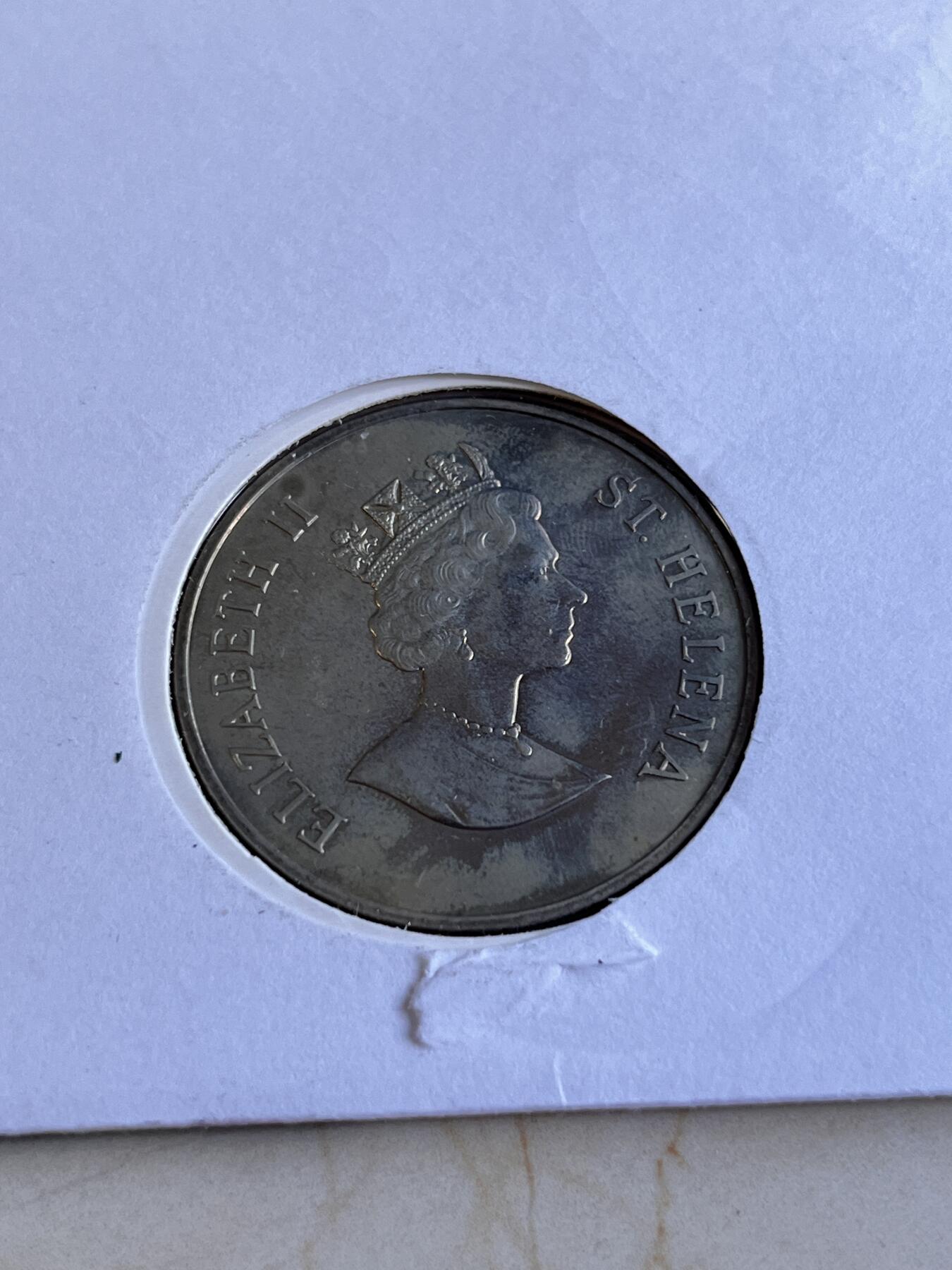 第166期拍卖【长期征集拍品】 圣赫勒拿1996伊丽莎白二世诞辰70年纪念币首日封