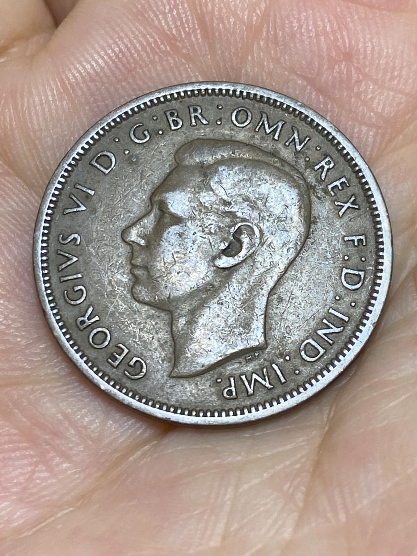 2025年第六十七场(总第九十三场）外国好品散币(免佣金) 英国🇬🇧1937年半便士(乔治六世第一版，印度皇帝加字版，首发年)