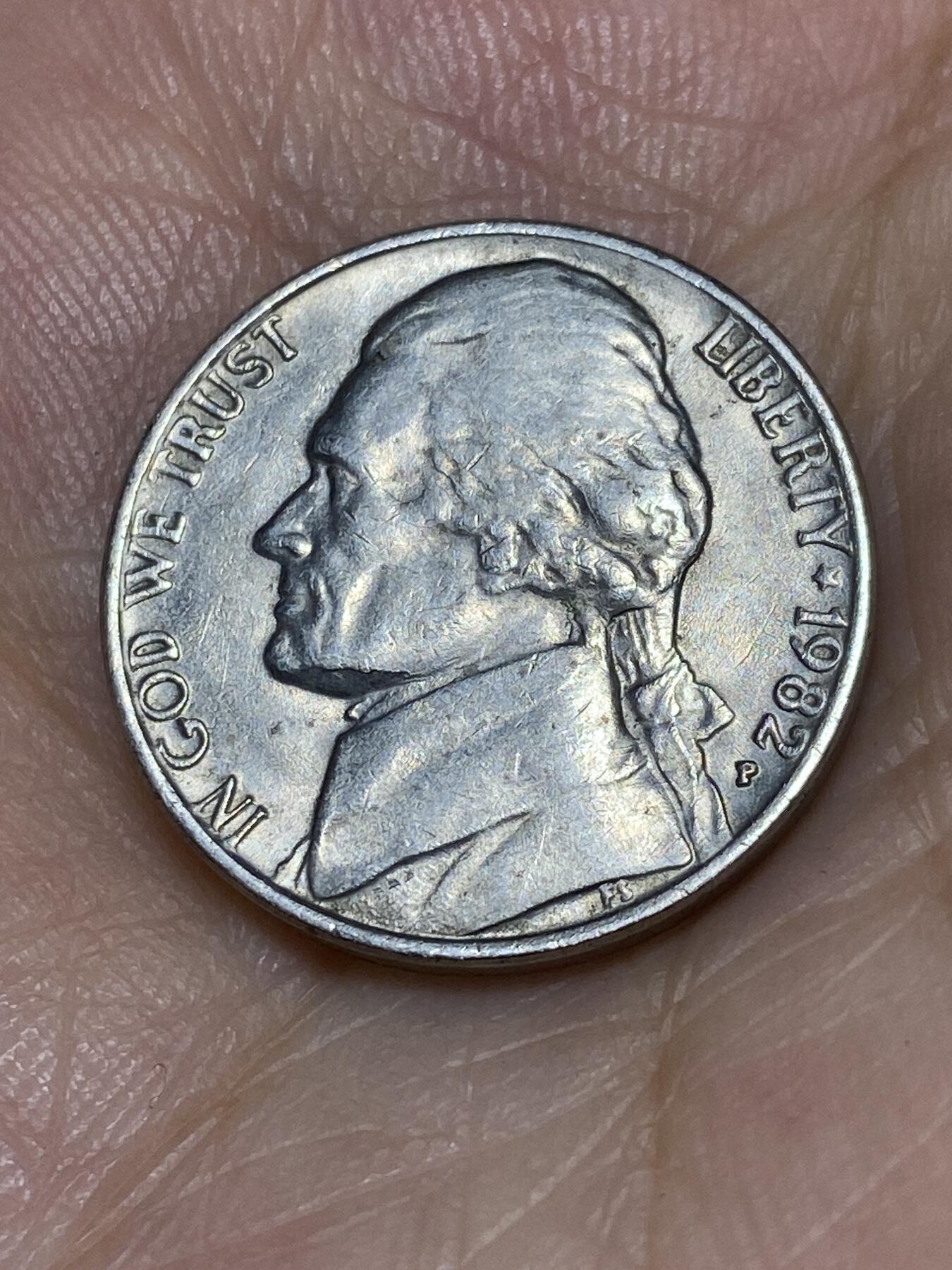 2025年第六十七场(总第九十三场）外国好品散币(免佣金) 美国🇺🇸1982年5分(P标费城造)