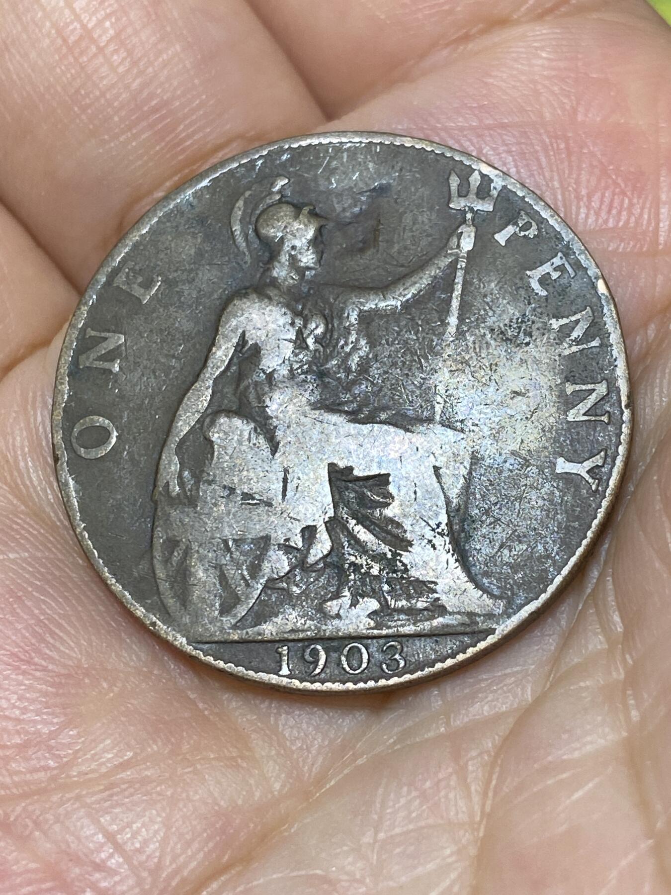 2025年第六十七场(总第九十三场）外国好品散币(免佣金) 英国🇬🇧1903年1便士(爱德华七世时期)