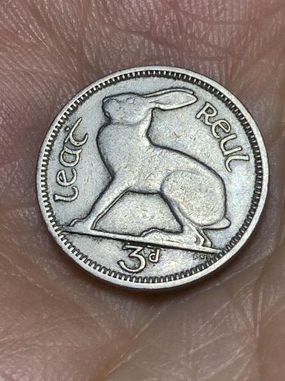 2025年第六十七场(总第九十三场）外国好品散币(免佣金) - 爱尔兰🇮🇪1946年3便士(共和国时期第一套第二版)