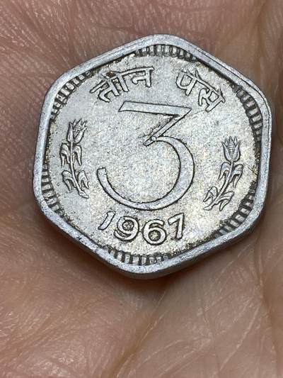2025年第六十七场(总第九十三场）外国好品散币(免佣金) - 印度🇮🇳1967年3派沙