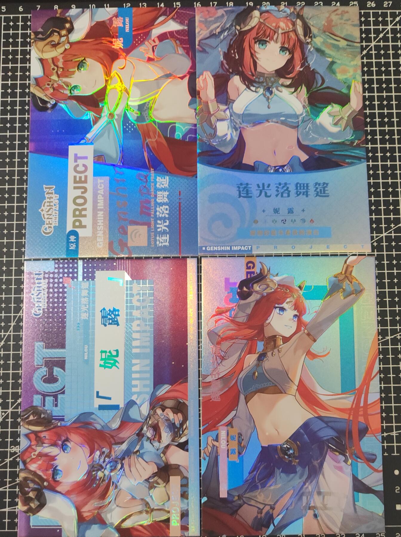 铃鹿第五期（提示一：自制卡难免瑕疵，可能存在撞角爆边等出厂瑕疵，介意慎拍；提示二：参拍请慎重，跑单押金不退的）） 妮露A6彩闪明信片