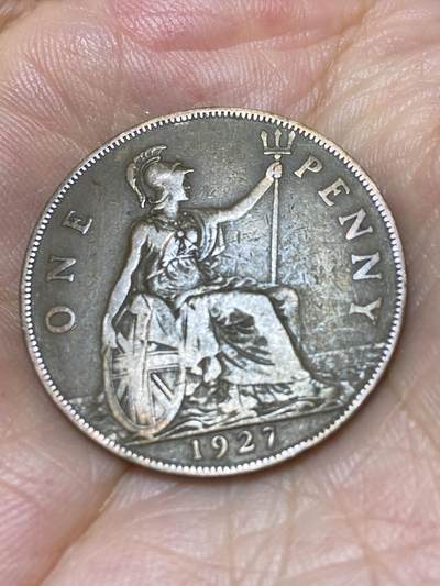 2025年第六十七场(总第九十三场）外国好品散币(免佣金) - 英国🇬🇧1927年1便士(乔治五世第二版，关门年仅发行2年)